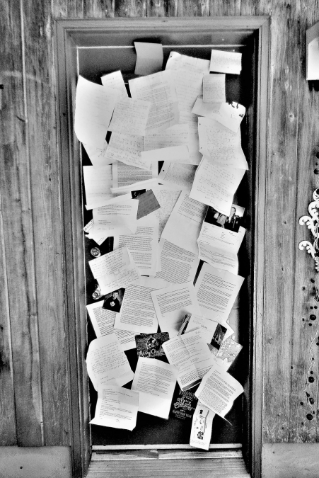 Letters On A Door