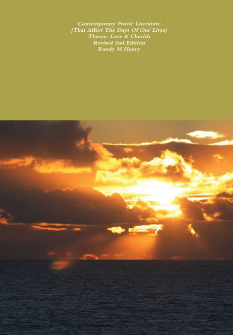 Contemporary Poetic Literature 2nd Edition