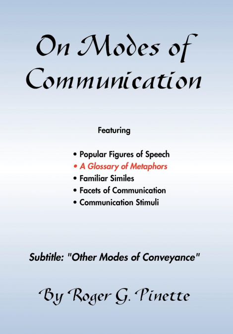 On Modes of Communication