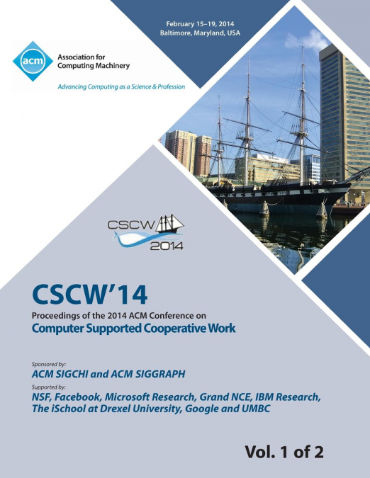 CSCW 14 Vol 1 Computer Supported Cooperative  Work