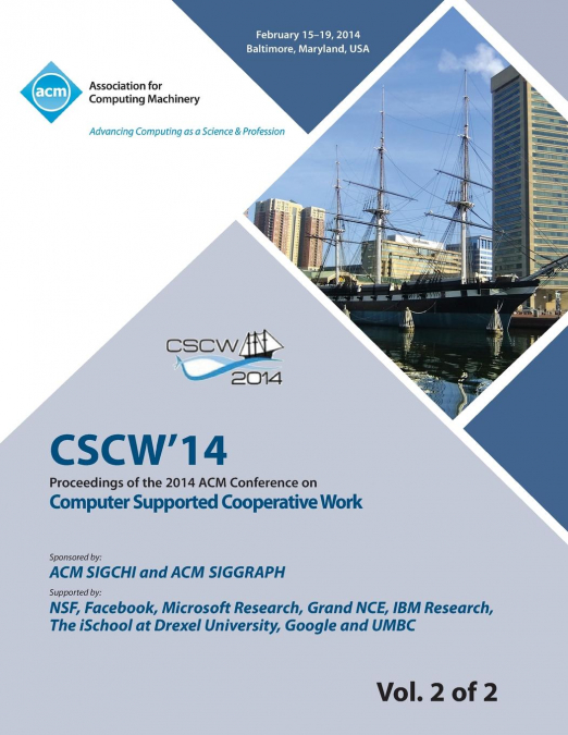CSCW 14 Vol 2 Computer Supported Cooperative  Work
