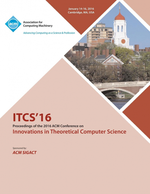ITCS 16  7th Innovations in Theortical Computer Science