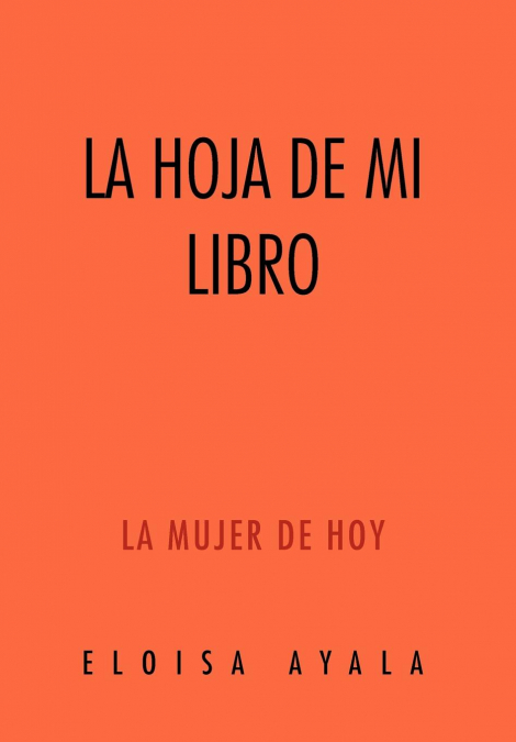 La Hoja de Mi Libro