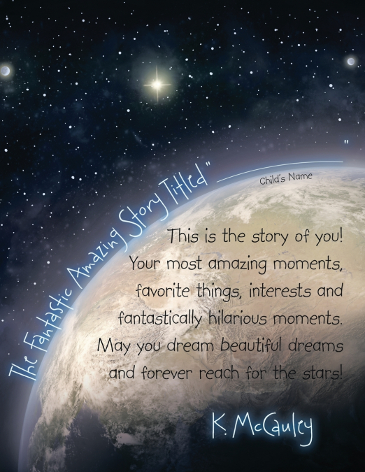 The Fantastic Amazing Story Titled '      '
