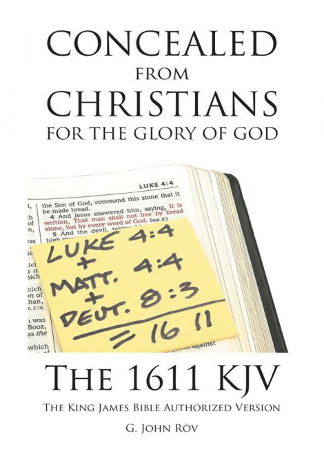 Concealed from Christians for the Glory of God