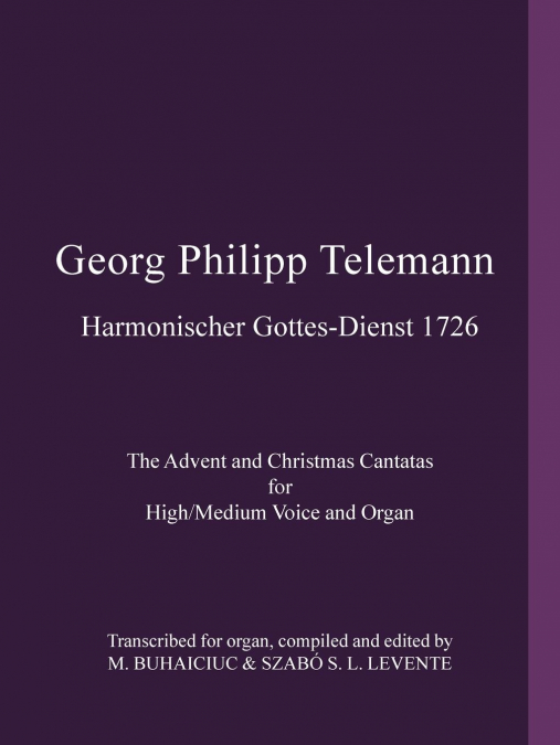 Georg Philipp Telemann Harmonischer Gottes-Dienst 1726