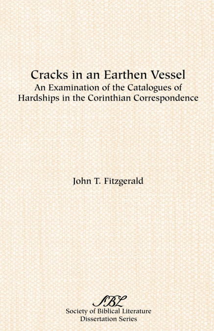 Cracks in an Earthen Vessel