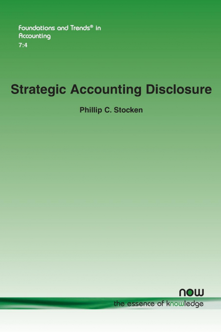 Strategic Accounting Disclosure