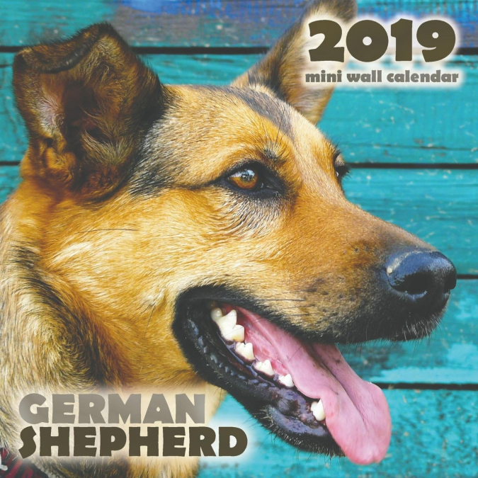 German Shepherd 2019 Mini Wall Calendar