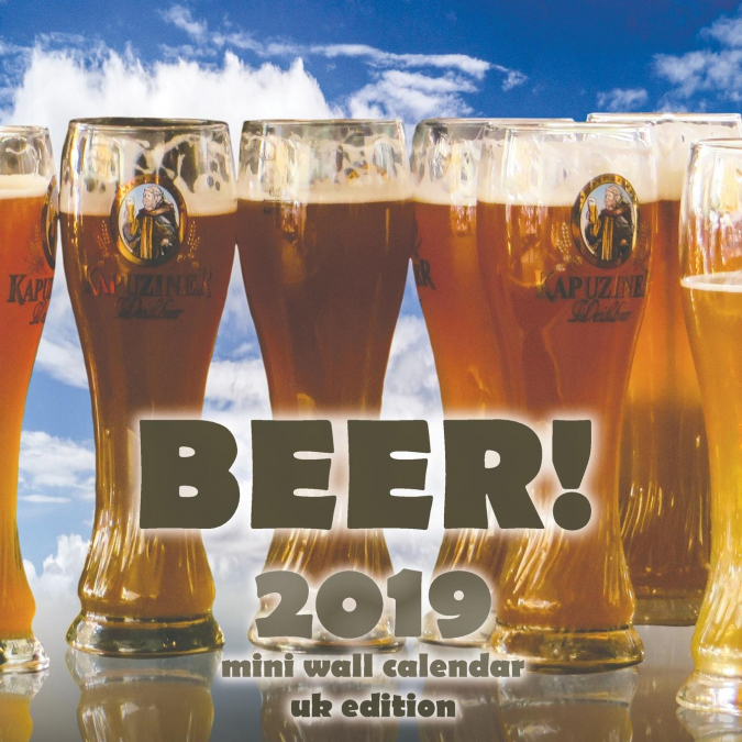 Beer! 2019 Mini Wall Calendar (UK Edition)