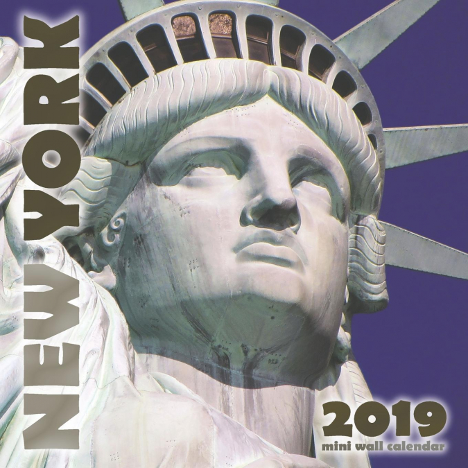 New York 2019 Mini Wall Calendar