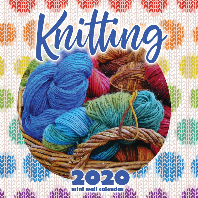 Knitting 2020 Mini Wall Calendar