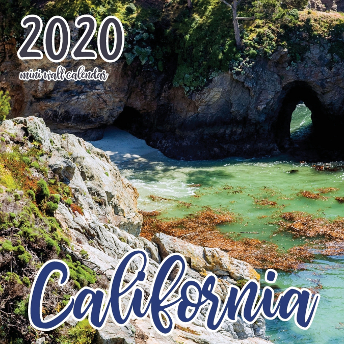 California 2020 Mini Wall Calendar