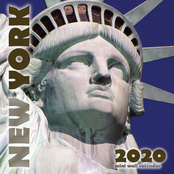 New York 2020 Mini Wall Calendar