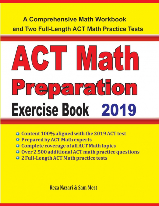 ACT Math Preparation Exercise Book