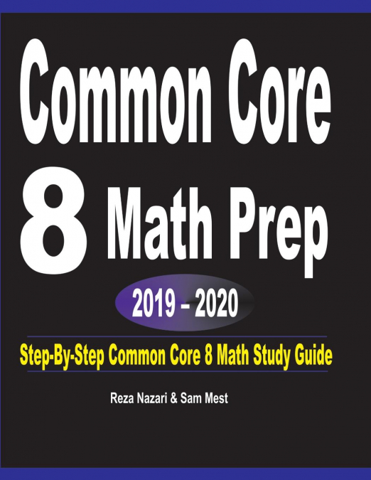 Common Core 8  Math Prep  2019 - 2020