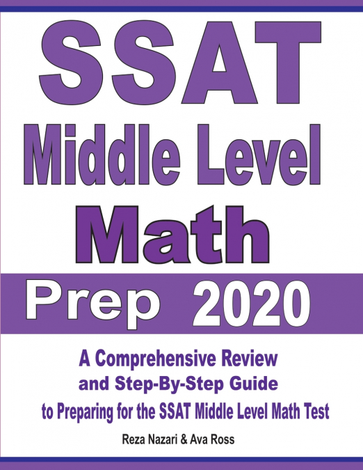 SSAT Middle Level Math Prep 2020