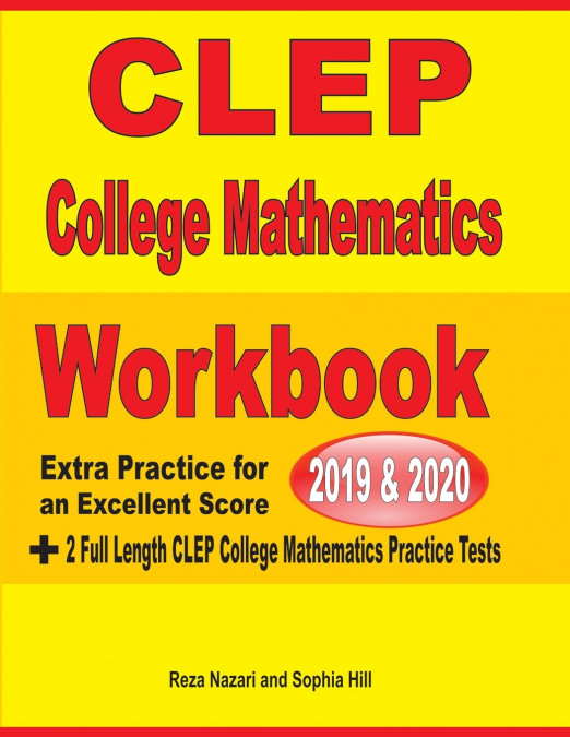 CLEP College Mathematics Workbook  2019-2020