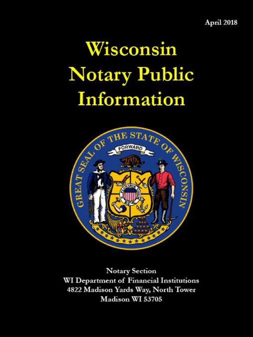 State of Wisconsin Notary Public Information