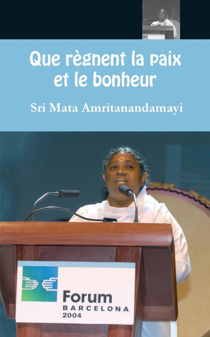 Que règnent la paix et le bonheur