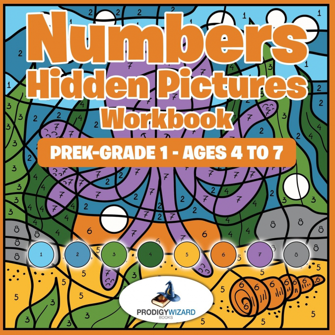 Numbers Hidden Pictures Workbook | PreK-Grade 1 - Ages 4 to 7