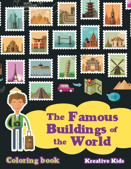 The Famous Buildings of the World Coloring Book