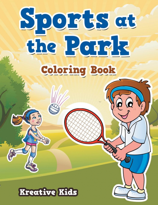 Sports at the Park Coloring Book
