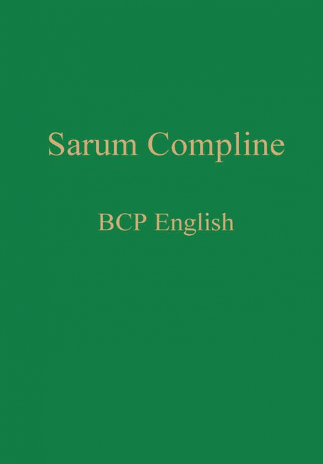 Sarum Compline