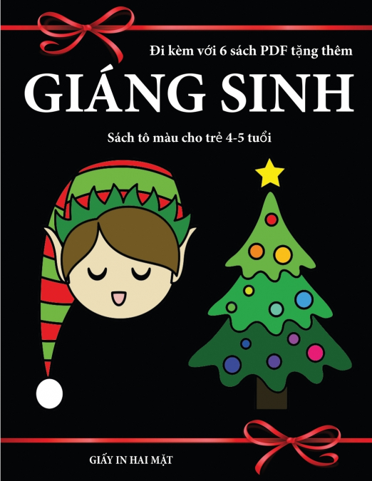 Sách tô màu cho trẻ 4-5 tuổi (Giáng sinh)