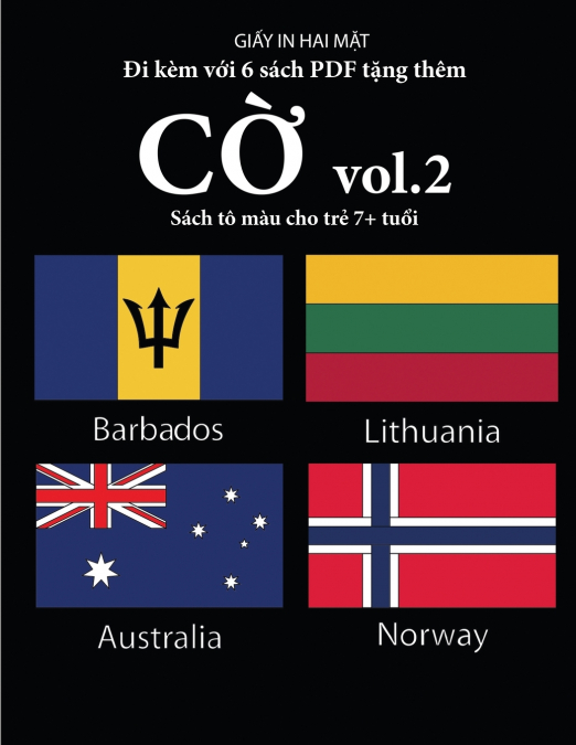 Sách tô màu cho trẻ 7+ tuổi (CỜ vol. 2)