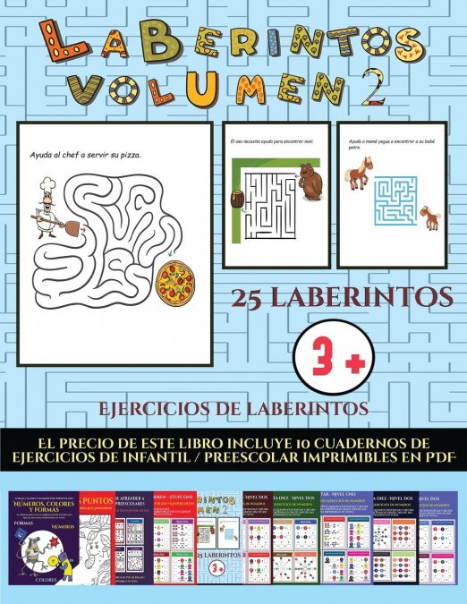 Ejercicios de laberintos (Laberintos - Volumen 2)