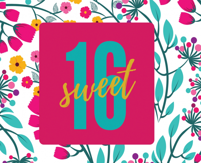 Happy 16th Birthday Guest Book (Landscape ~ Hardcover)