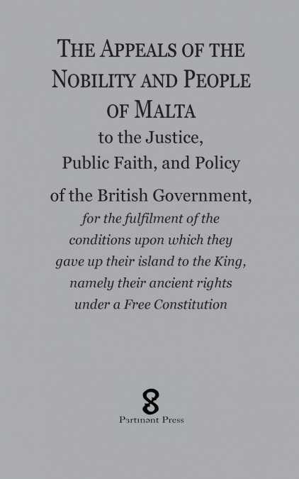 The Appeals of the  Nobility and People of Malta