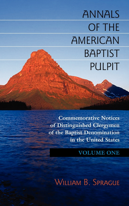 ANNALS OF THE AMERICAN BAPTIST PULPIT