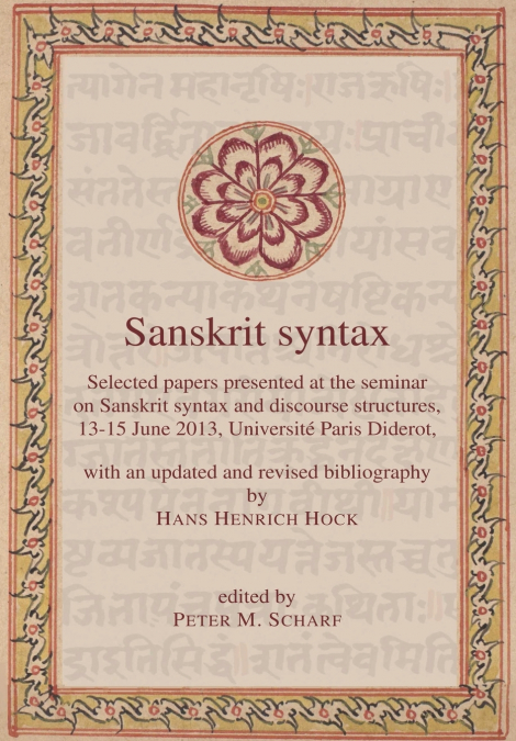 Sanskrit syntax