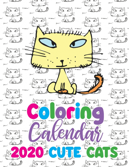 Coloring Calendar 2020 Cute Cats