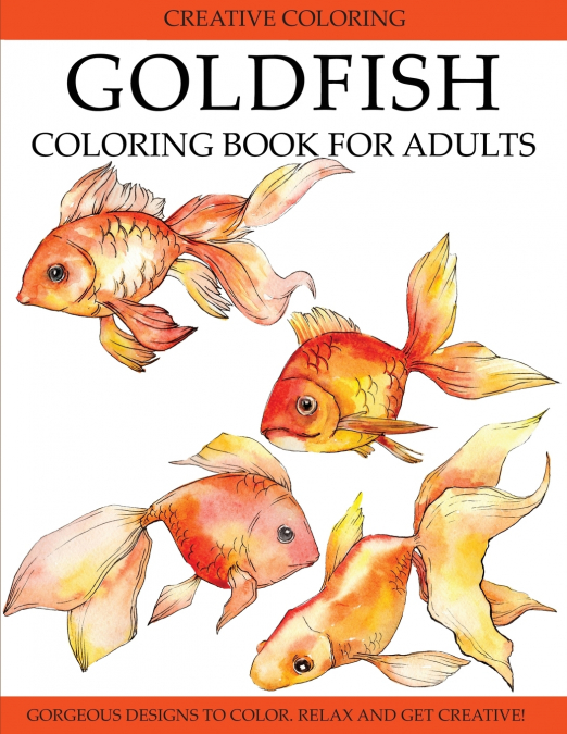 Goldfish Coloring Book for Adults