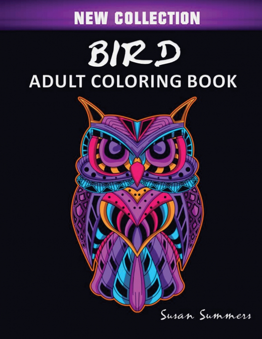 Bird Adult Coloring Book