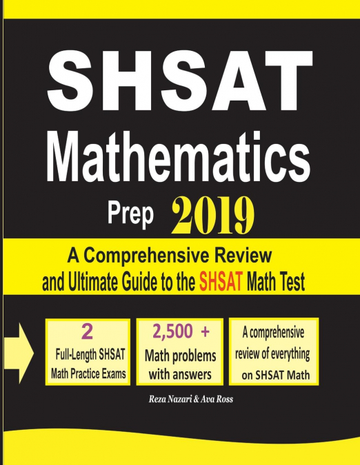SHSAT Mathematics Prep 2019
