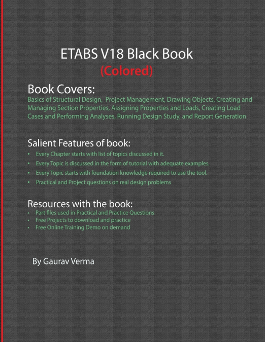 ETABS V18 Black Book (Colored)