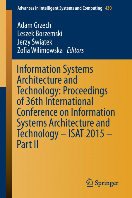 Information Systems Architecture and Technology