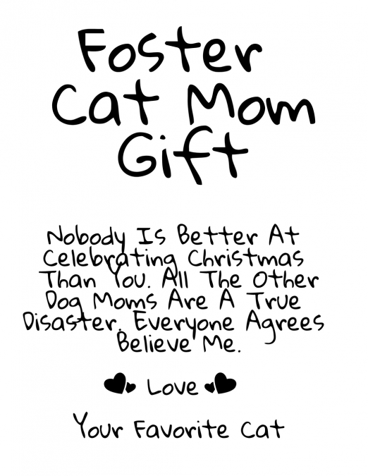 Foster Cat Mom Gift