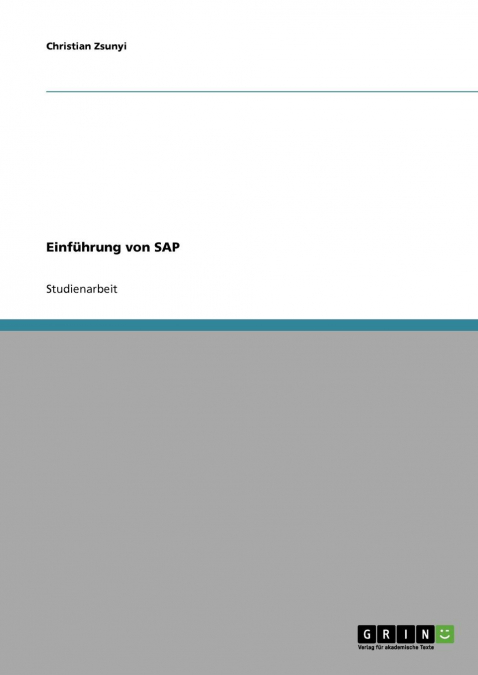 Einführung von SAP