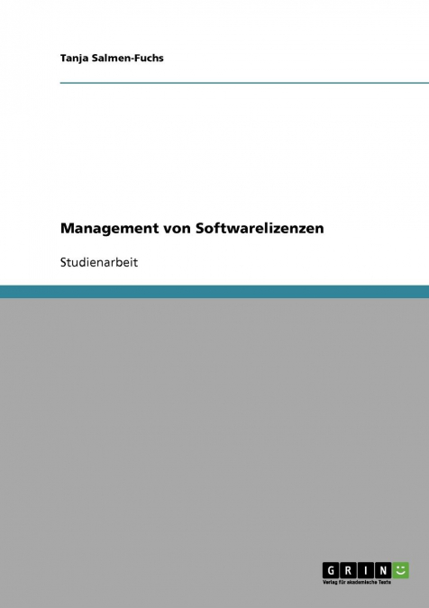 Management von Softwarelizenzen