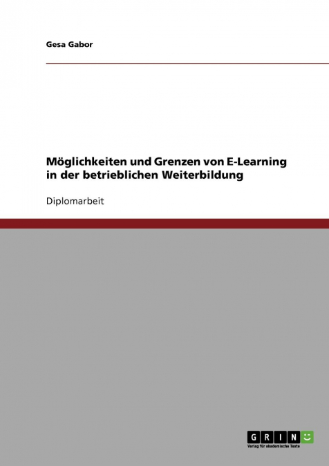 E-Learning in der betrieblichen Weiterbildung