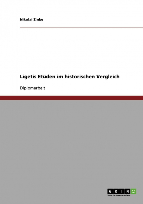 Ligetis Etüden im historischen Vergleich