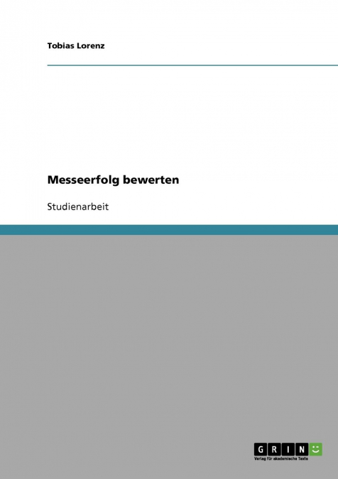 Messeerfolg bewerten