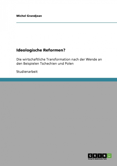 Ideologische Reformen?
