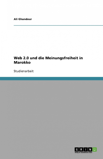 Web 2.0 und die Meinungsfreiheit in Marokko