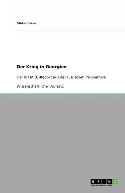 Der Krieg in Georgien